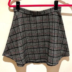 Reformation Plaid Skirt